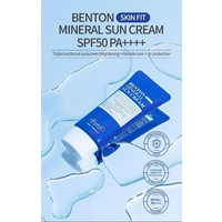 [BENTON]SKIN FIT MINERAL SUN CREAM SPF 50+ PA++++