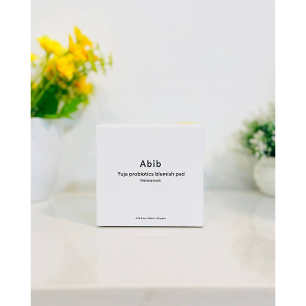 Abib Yuja probiotics blemish pad