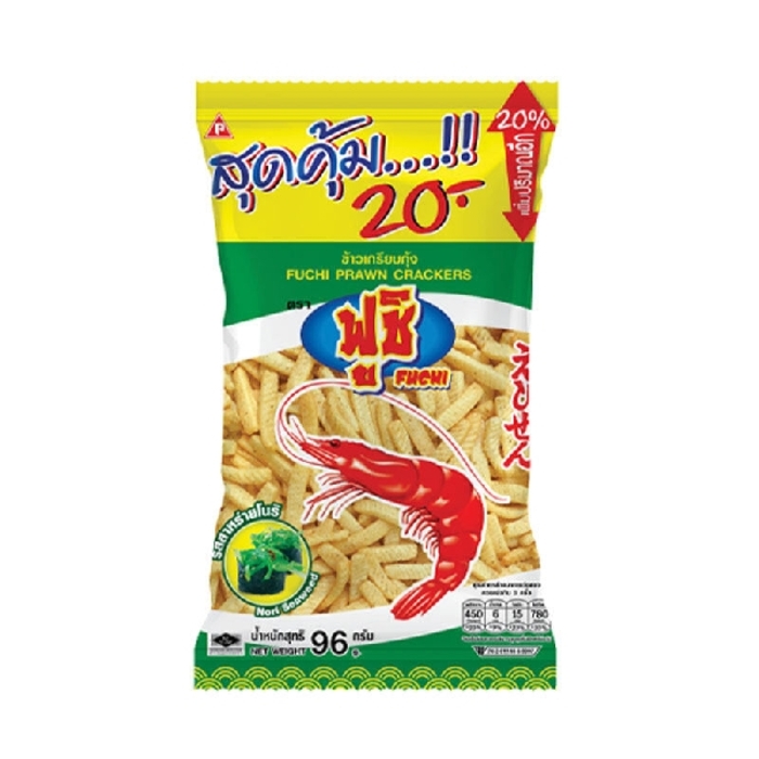 FUCHI Prawn Crackers Seaweed 80g