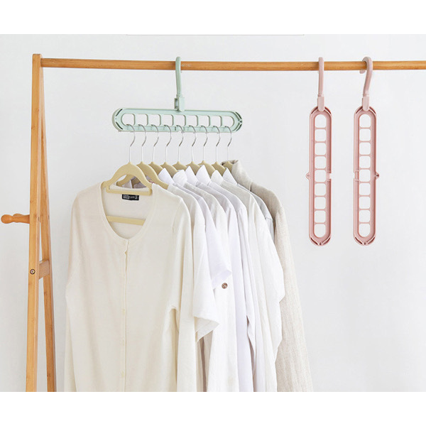 Space Saving 9 Holes Clothes Hanger