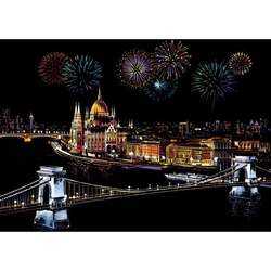 🇹🇭 Scraping Art A3 Size Color Scratching Decorative Picture