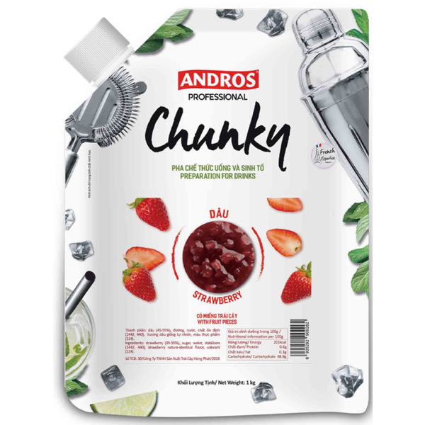 Andros Strawberry Purée-1kg