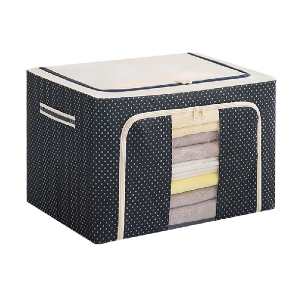 Clothing Organizer Storage Bag with Steel Frame