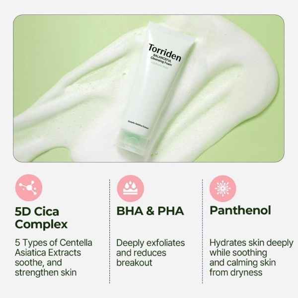 Torrden Balanceful Cleansing Foam + Salicylic Acid
