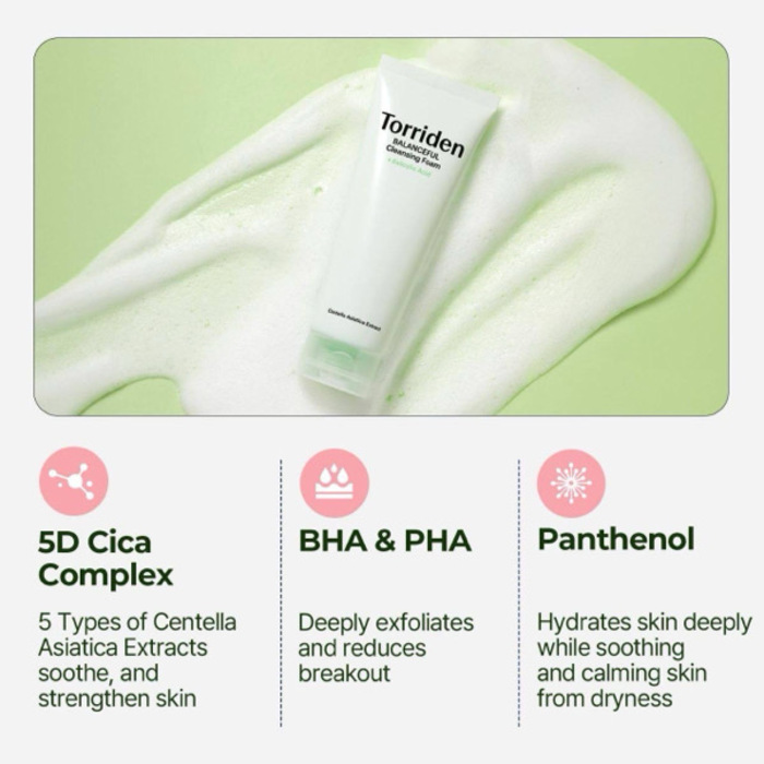 Torrden Balanceful Cleansing Foam + Salicylic Acid
