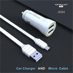 Konfulon JOKO Car Charger + Cable JK64 Micro 2.1A & Cable