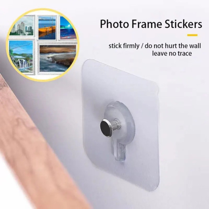 PVC Strong Adhesive Nails Wall 4PCS