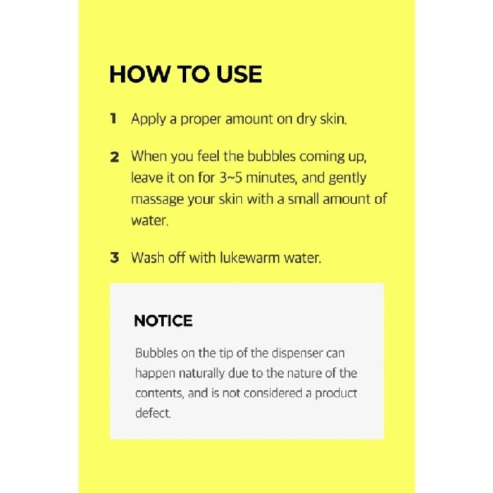 SOME BY MI Charcoal BHA Pore Clay Bubble Mask