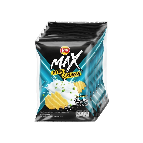 Lays Max Potato Crisp Sour Cream Onion 40g