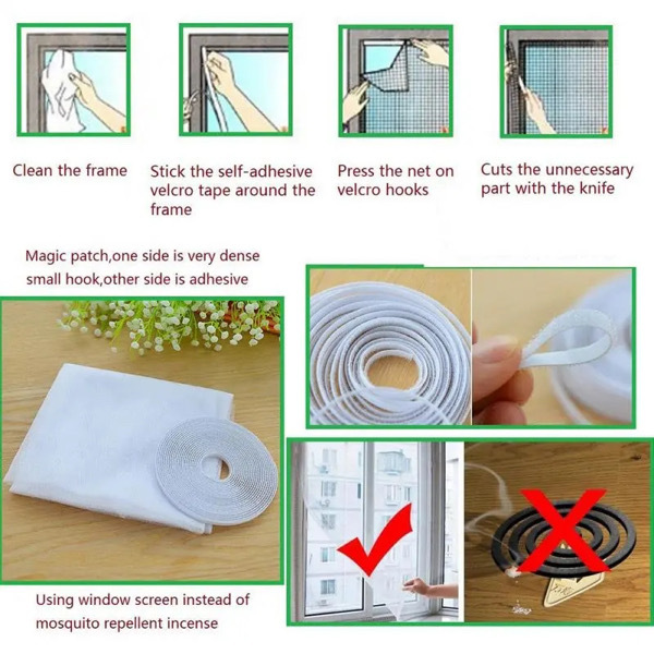 Door Mosquito Net 150cmx130cm 