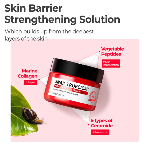 Somebymi Snail Truecica Miracle Repair Cream 60g