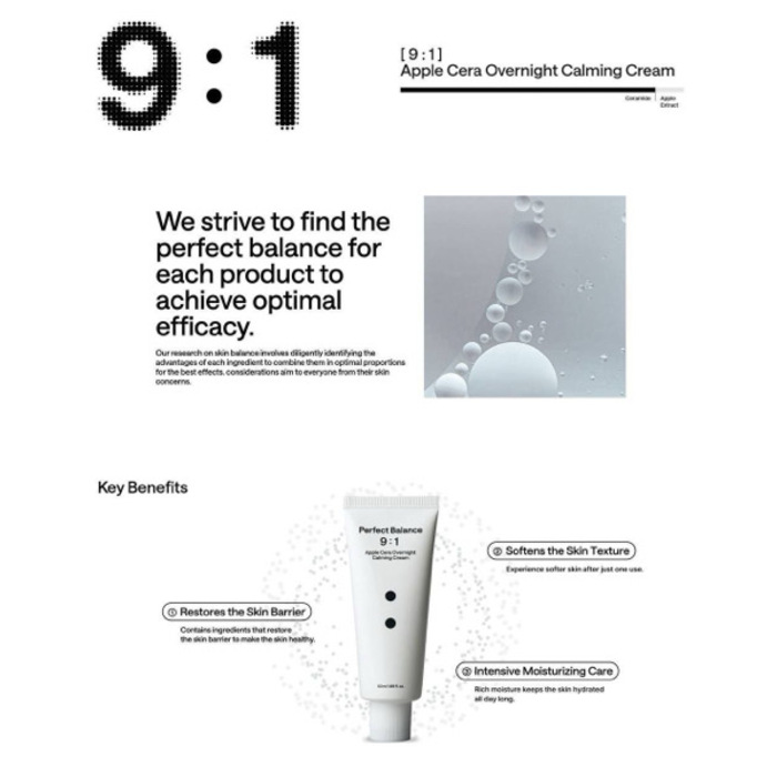 B : Lab Perfect Balance Apple Cera Overnight calming cream