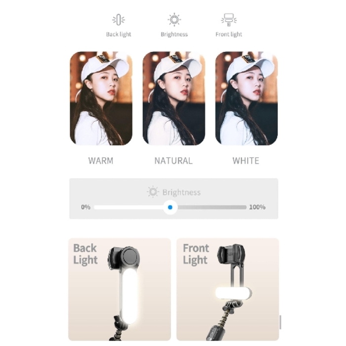 ដងថតរូប និងថតវីដេអូរទប់លំនឹង Gimble Q09