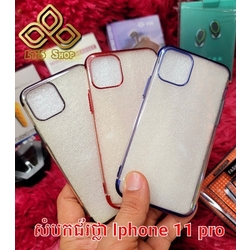 Transparent Case with Colored Frame Phone Case iPhone 11 Pro