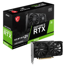 GeForce RTX™ 3050 VENTUS 2X 6G OC (MSI / Graphic Card (VGA))