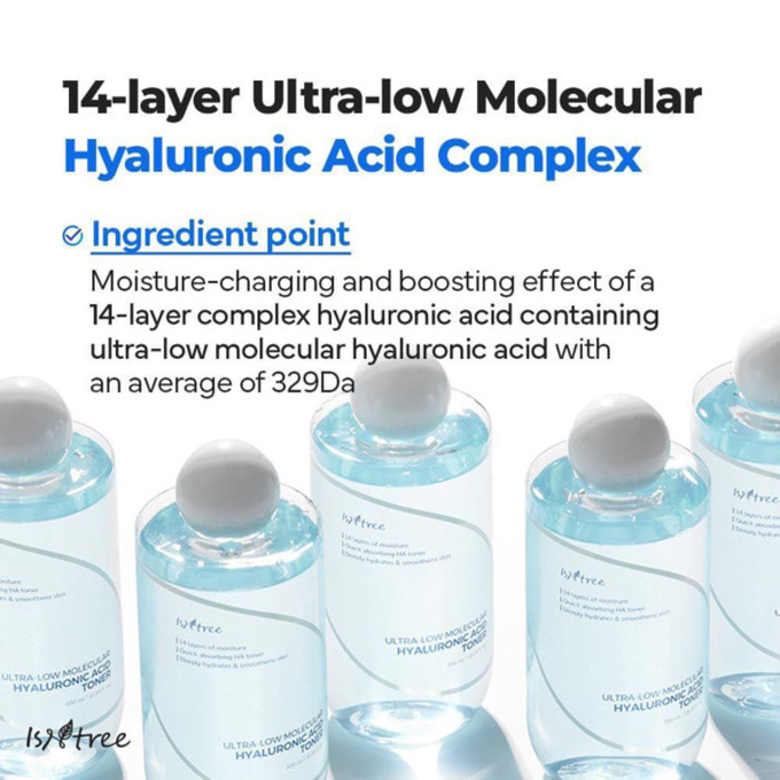 Isntree Ultra-low molecular hyaluronic acid toner 