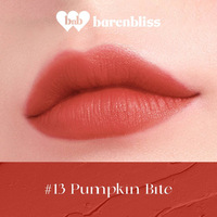barenbliss cherry makes cheerful lip velvet #13 pumpkin bite