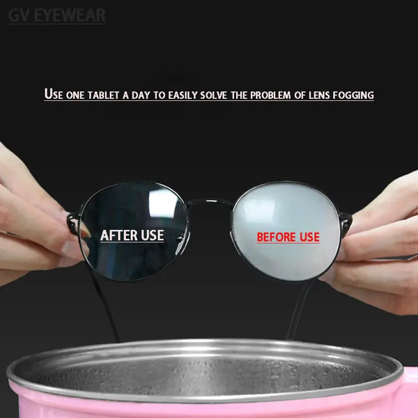 100PCS Anti-Fog Wipes 