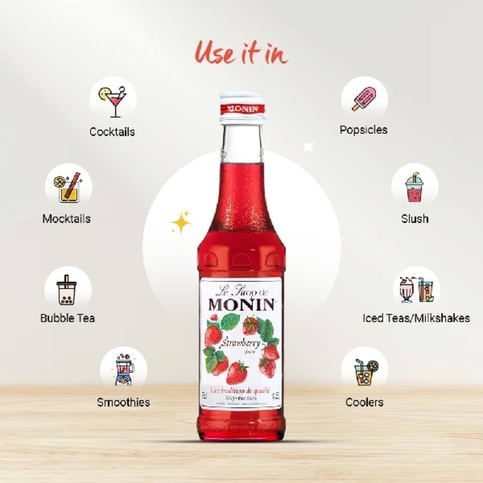 Strawberry Syrup - ទឹកសេរ៉ូ រសជាតិ​ ស្ទ័រប៊ឺរី