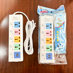 Power Strip 4 Sockets 2USB 3M LH-345U (BC9300)