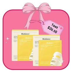 🔥Bundle includes : Biodance Radiant Vita Niacinamide Real Deep Mask x 2