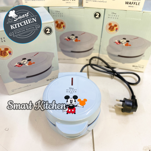 Mickey Mouse Waffle Maker SW242 - Sky Blue