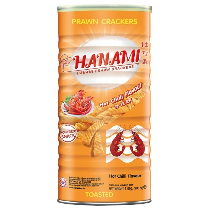 HANAMI Prawn Cracker Hot Chilli 110g