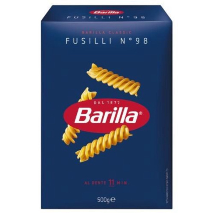 Barilla Fusilli Wheat N. 98-500g