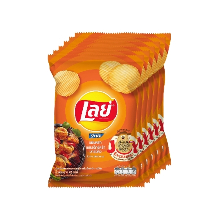 Lays Potato Crisp Extra BBQ 42g