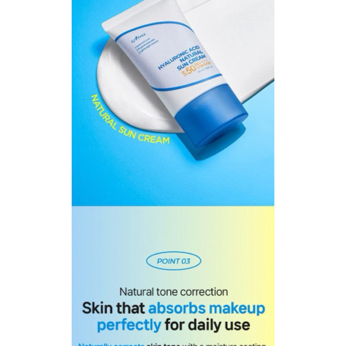 Isntree Hyaluronic Acid Natural Sun Cream