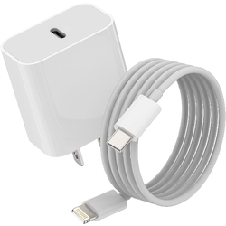 ឆ្នាំងសាក+ខ្សែសាក 20W Charger+Cable Lightning & PD