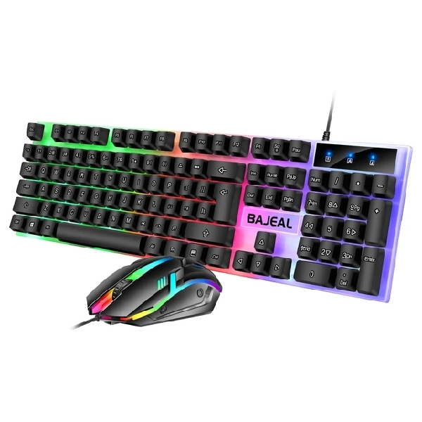 ឈុត Keyboard LED & Mouse LED មានភ្លើង LED 7 ពណ៌