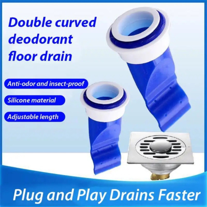 New Silicone Floor Drain Odor-Proof 2PCS
