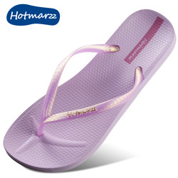 Hotmarzz Logo Violet Flip Flop 