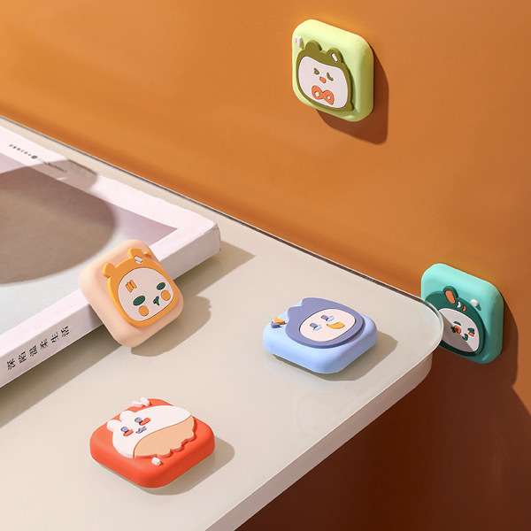 2PCS Silicone Cartoon Door Stopper- Random