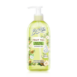 សាប៊ូដុសខ្លួន BeNice Fruit Tea Nachi Pear & Green Tea 450ml
