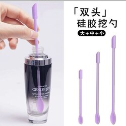 Empty Bottle Scoop Spoon/ឧបករណ៍កៀររឺឆ្កឹះskincare-3pcs
