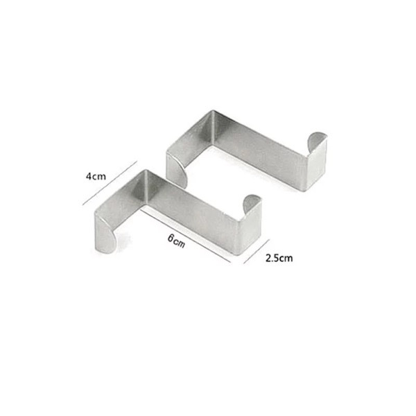 2PCS Stainless Door Hook 