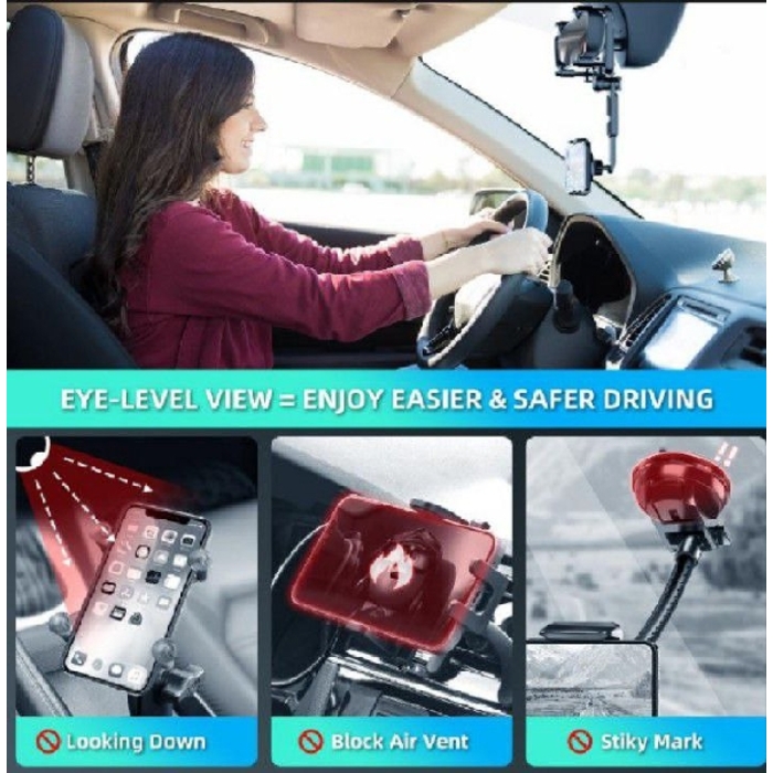 ជើងចាប់ទូរស័ព្ទ ជាមួយកញ្ចក់ឡាន