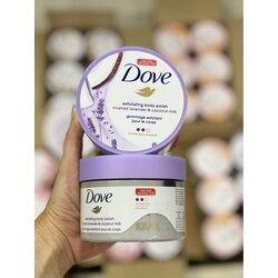 ស្រ្កាប់ដុសខ្លួន Dove Crushed Lavender & Coconut Milk