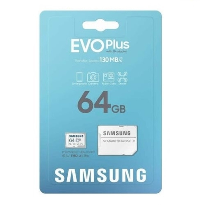 Samsung 64GB EVO Plus Micro SDXC with Adapter