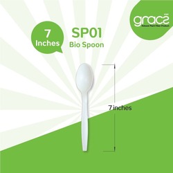 SP01 Bio Spoon 7inch x 50pcs
