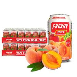 Freshy Peaches Juice 1 Case