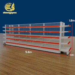 ឈុតកណ្តាលហាង(L1 + T4+L1)  -សញ្ញាក្បាលនាគ-(ខ្នងសំណាញ់​)5.6m * 0.8m * 1.8m 5 Layers