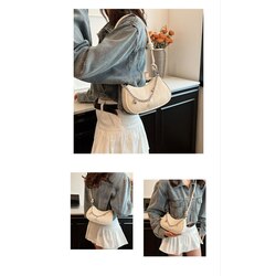 High End Underarm Bag with Chain
