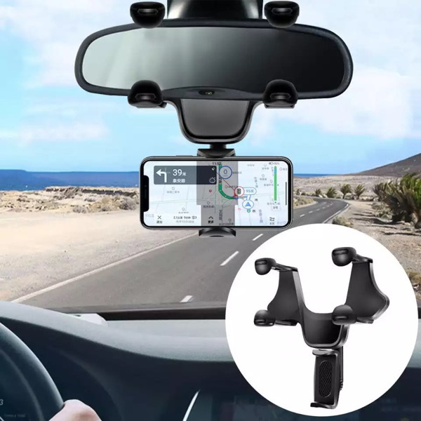 Car Rearview Mirror Phone Holder