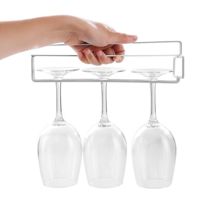 Wall Mounted Wine Glass Rack