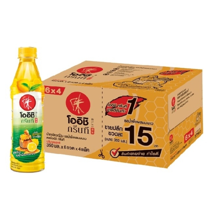 OISHI Green Tea Honey Lemon 350ml