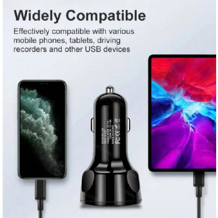 USB- car charger 4port 