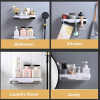Wall-Mounted Storage Rack Bathroom
